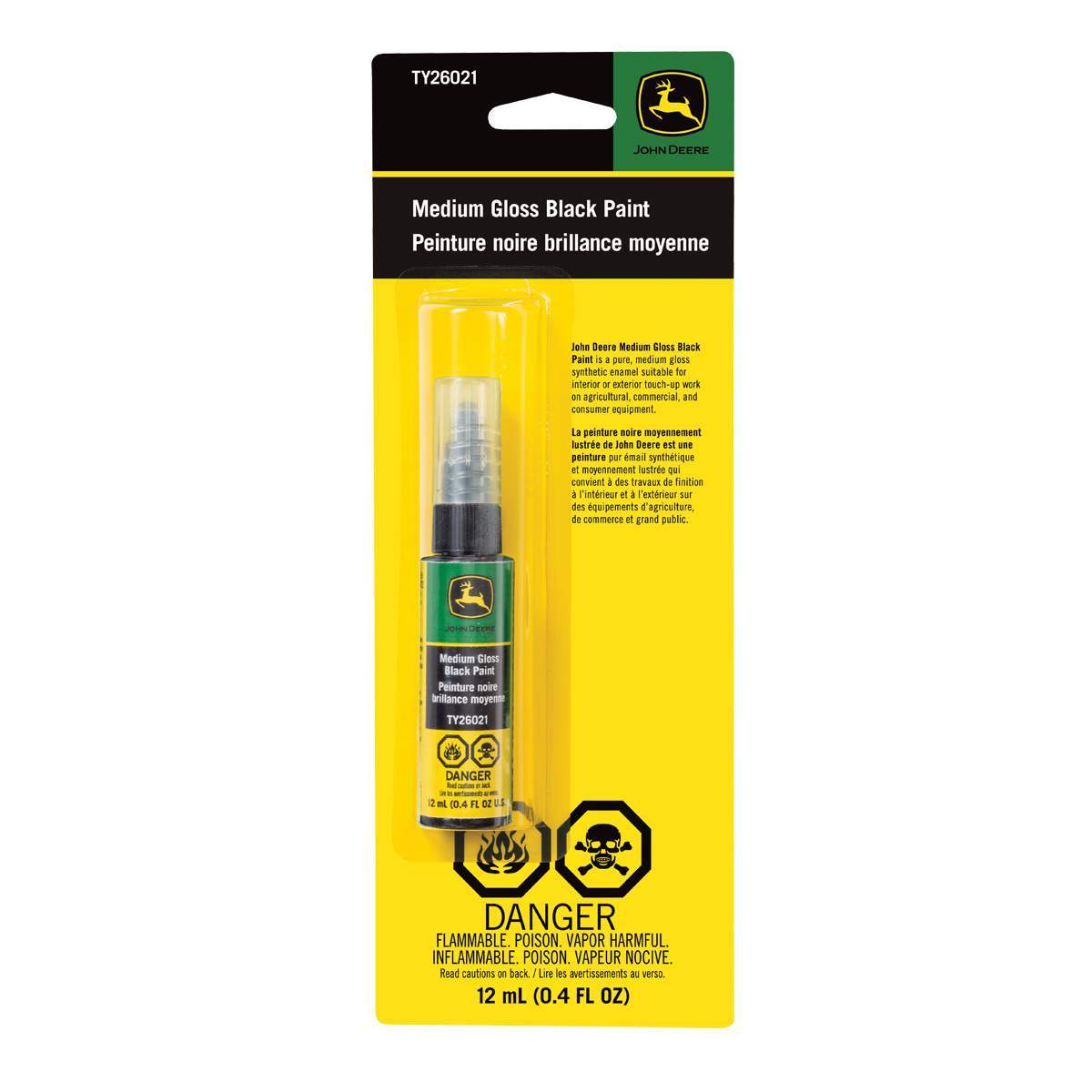 John Deere Black Touch-Up Pen TY26021 - Green Farm Parts